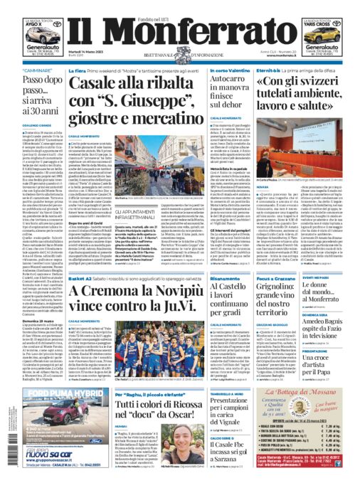 Il Monferrato - Edizione 20 del 14/03/2023